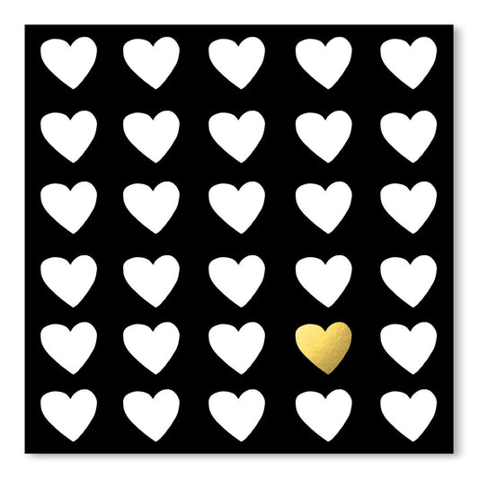 Golden Heart by Leah Flores Art Print - Art Print - Americanflat