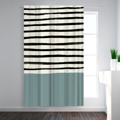 Blackout Curtain Single Panel - River Stone by Leah Flores - Blackout Curtains - Americanflat