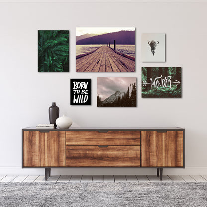 Wanderlust Photography - 6 Piece Canvas Art Set - Americanflat