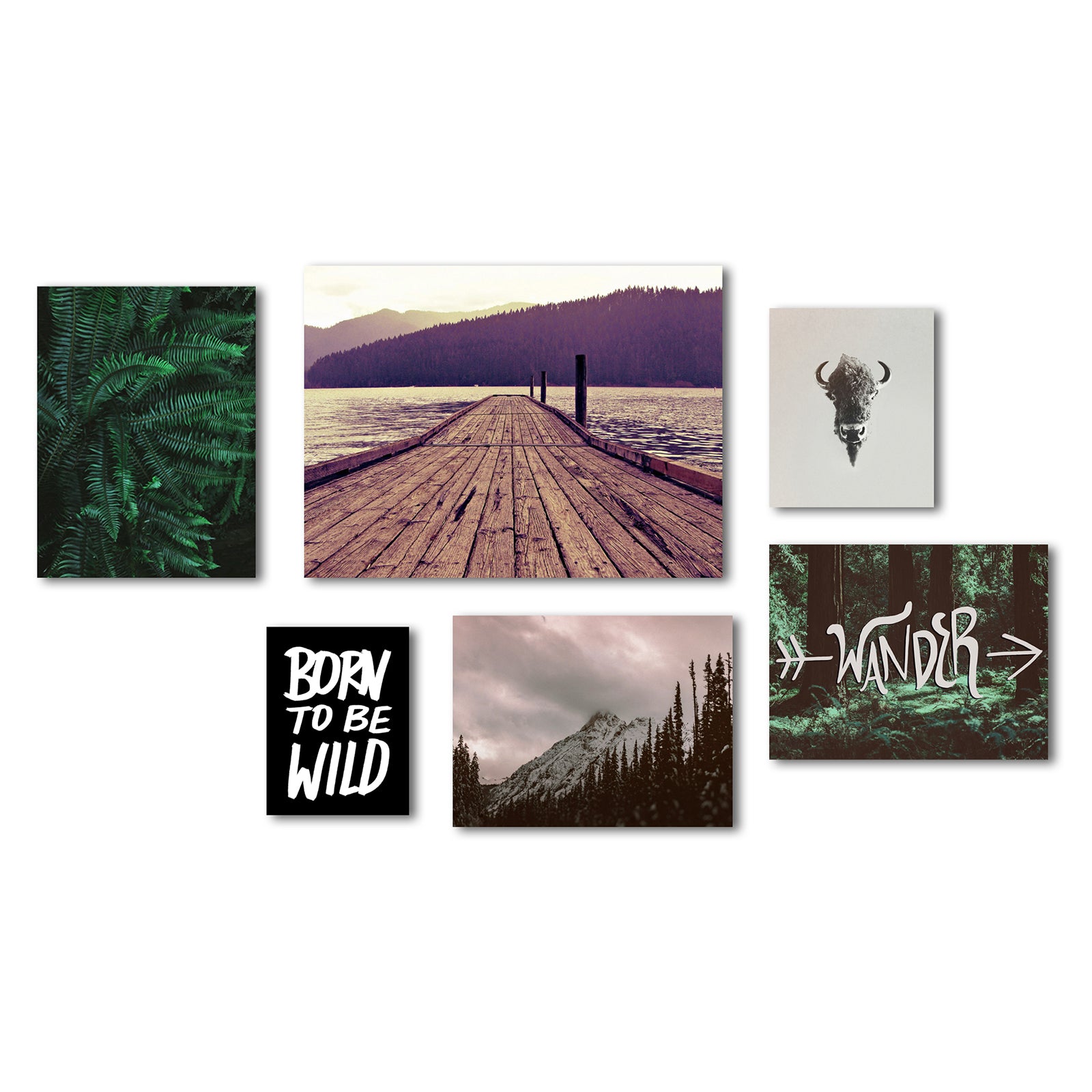 Wanderlust Photography Canvas Art Set - Wrapped Canvas - Americanflat
