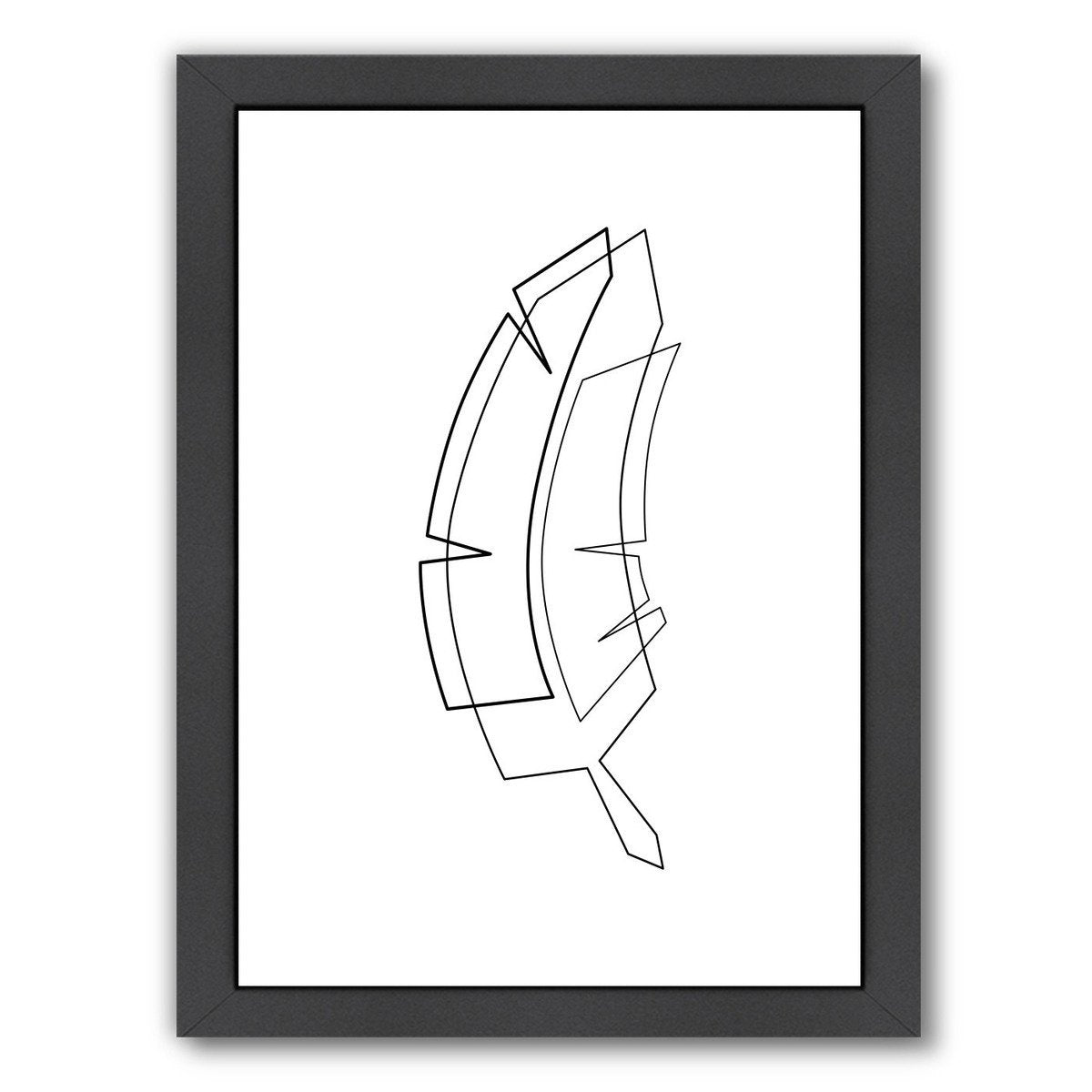 Abstract Beauty Outline by Explicit Design Framed Print - Americanflat