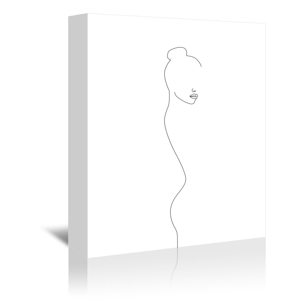 Back Side by Explicit Design Wrapped Canvas - Wrapped Canvas - Americanflat