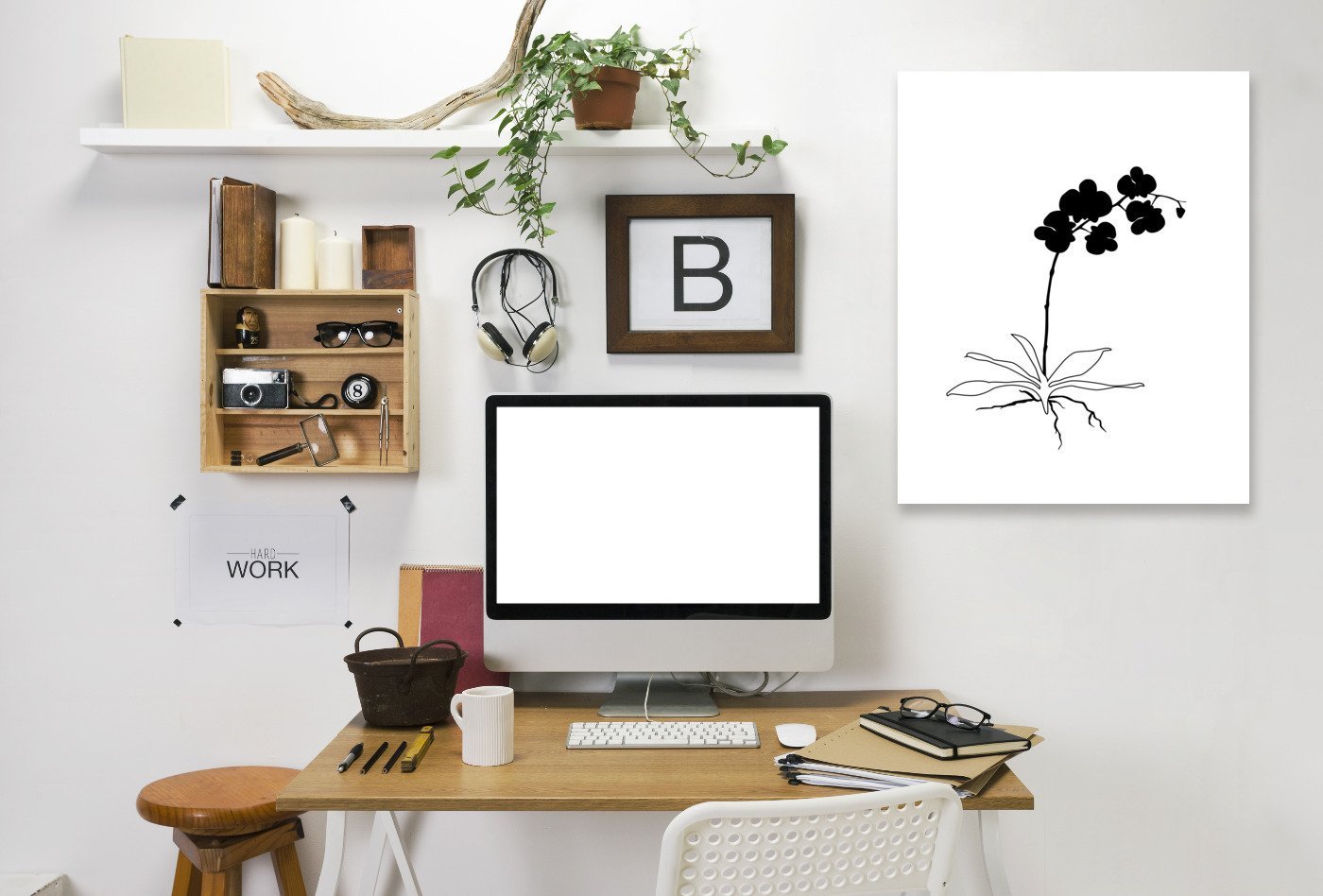 Black Orchid by Explicit Design Wrapped Canvas - Wrapped Canvas - Americanflat