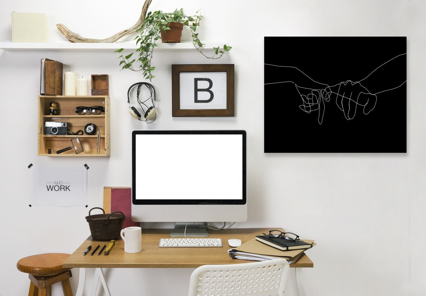 Black Pinky Swear by Explicit Design Wrapped Canvas - Wrapped Canvas - Americanflat