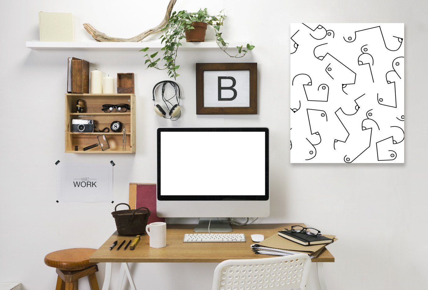 Boobies by Explicit Design Wrapped Canvas - Wrapped Canvas - Americanflat