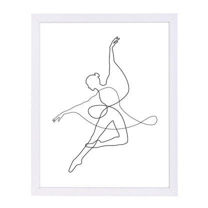 Dance by Explicit Design Framed Print - Americanflat