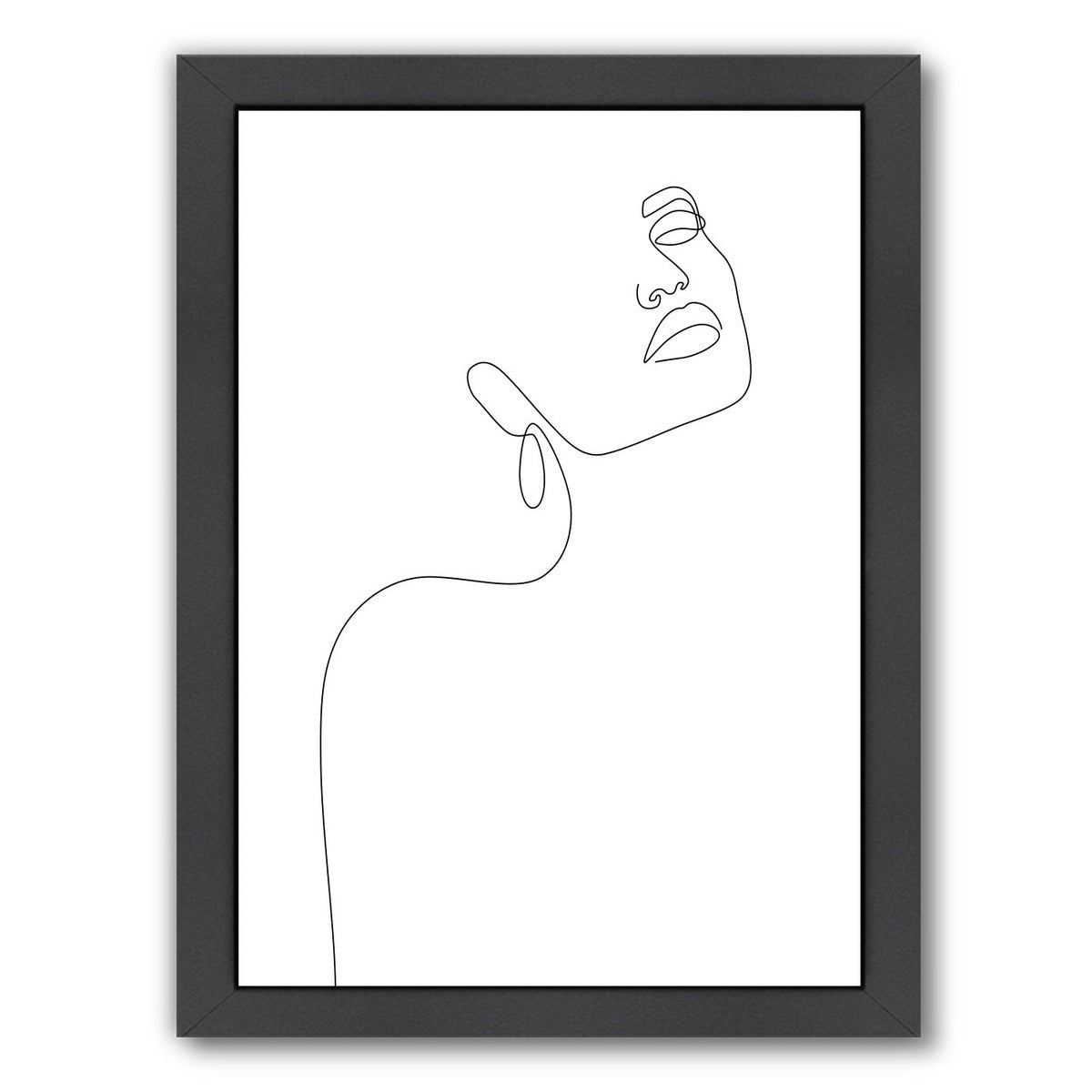 Dreamy Girl by Explicit Design Framed Print - Americanflat