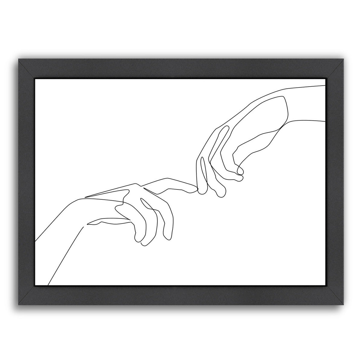 Finger Touch by Explicit Design Framed Print - Americanflat