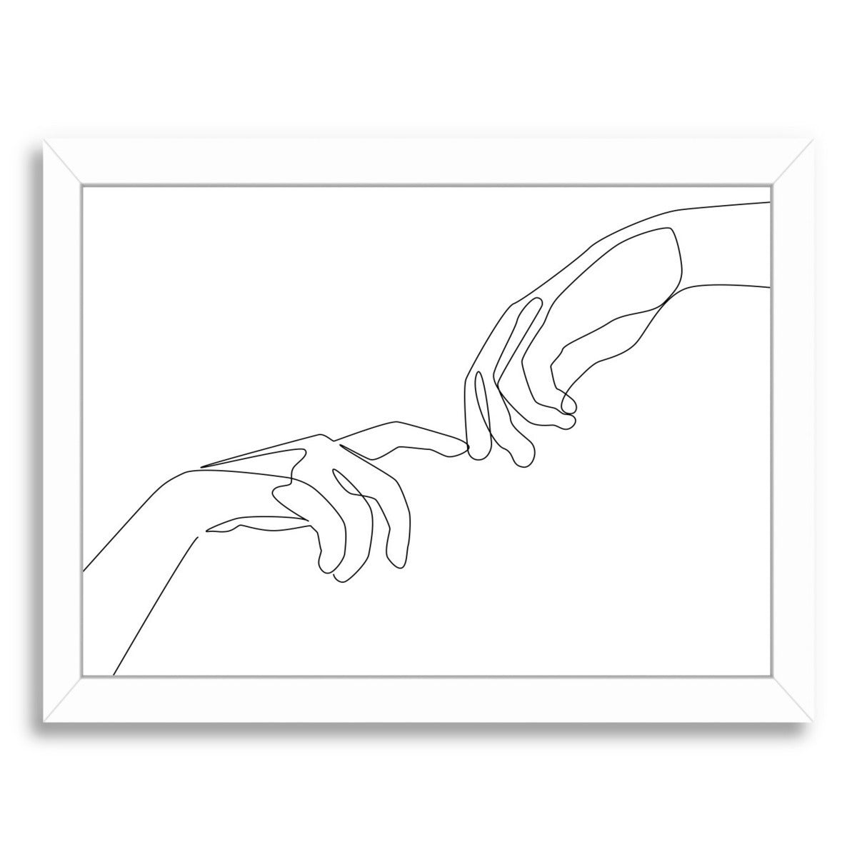 Finger Touch by Explicit Design Framed Print - Americanflat