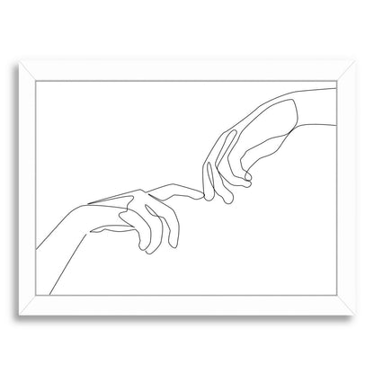 Finger Touch by Explicit Design Framed Print - Americanflat