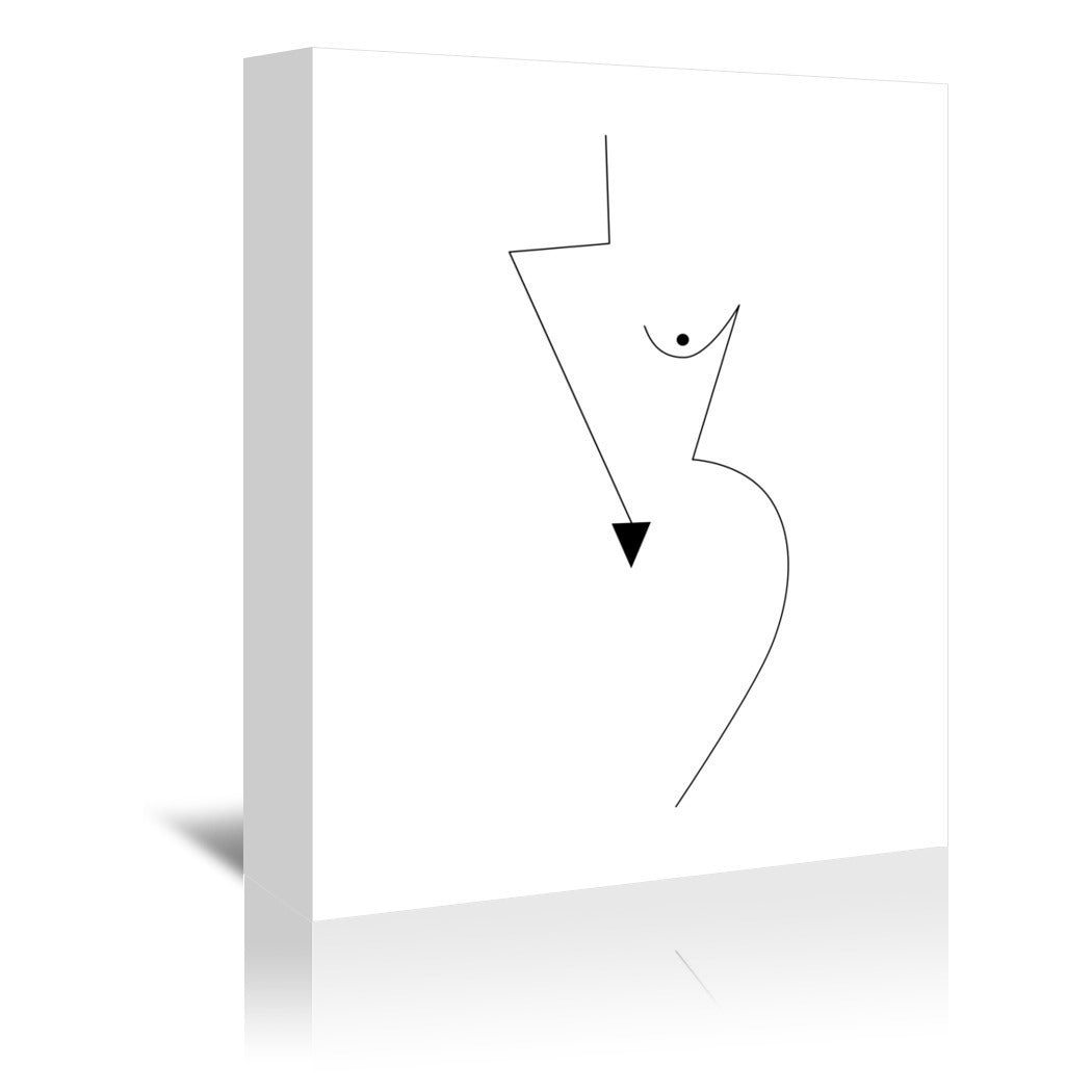 Geometric Girl by Explicit Design Wrapped Canvas - Wrapped Canvas - Americanflat