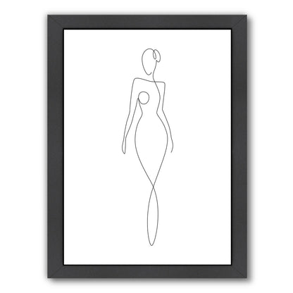 Glamorous Girl by Explicit Design Framed Print - Americanflat