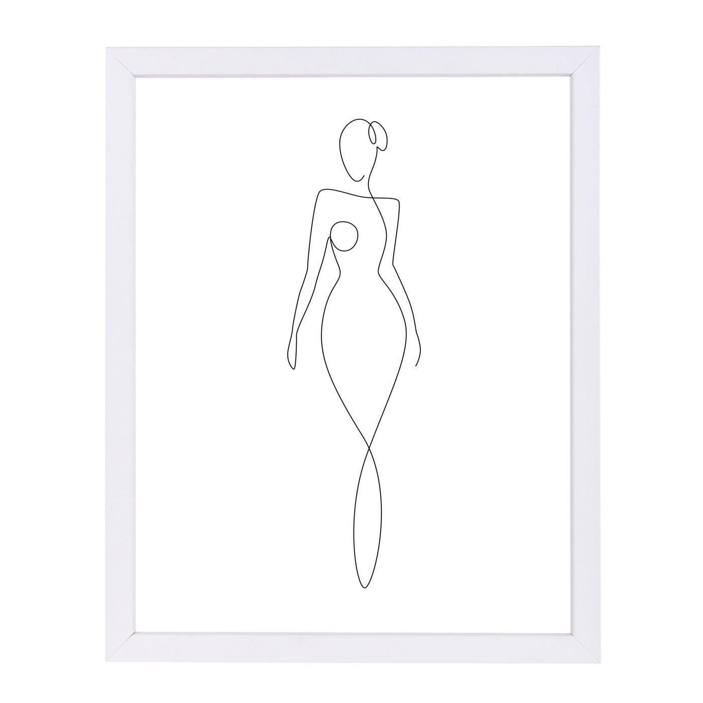 Glamorous Girl by Explicit Design Framed Print - Americanflat