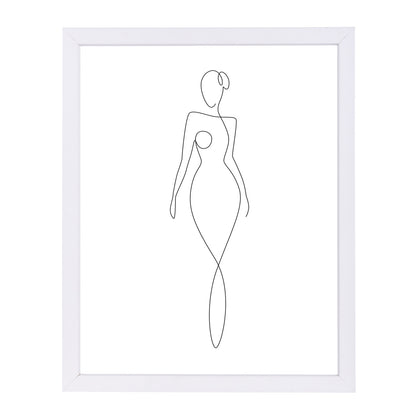 Glamorous Girl by Explicit Design Framed Print - Americanflat