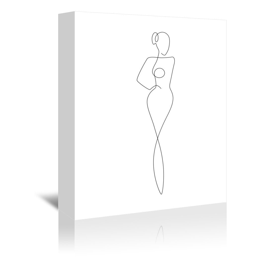 Glamorous Lady by Explicit Design Wrapped Canvas - Wrapped Canvas - Americanflat
