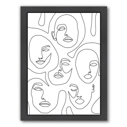 Her And Her by Explicit Design Framed Print - Americanflat