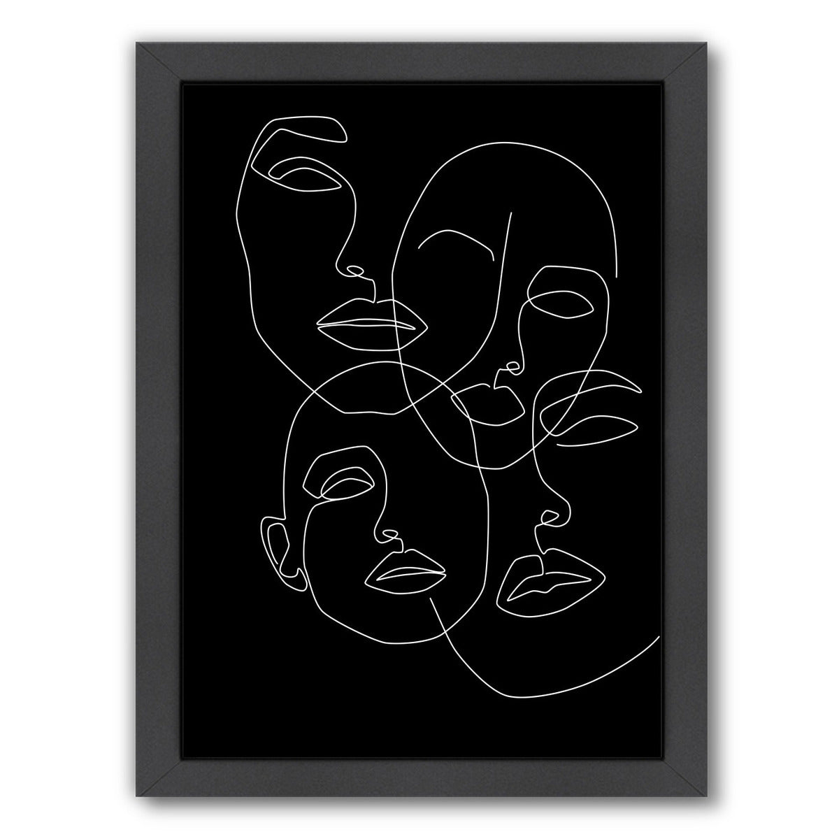 In The Dark by Explicit Design Framed Print - Americanflat