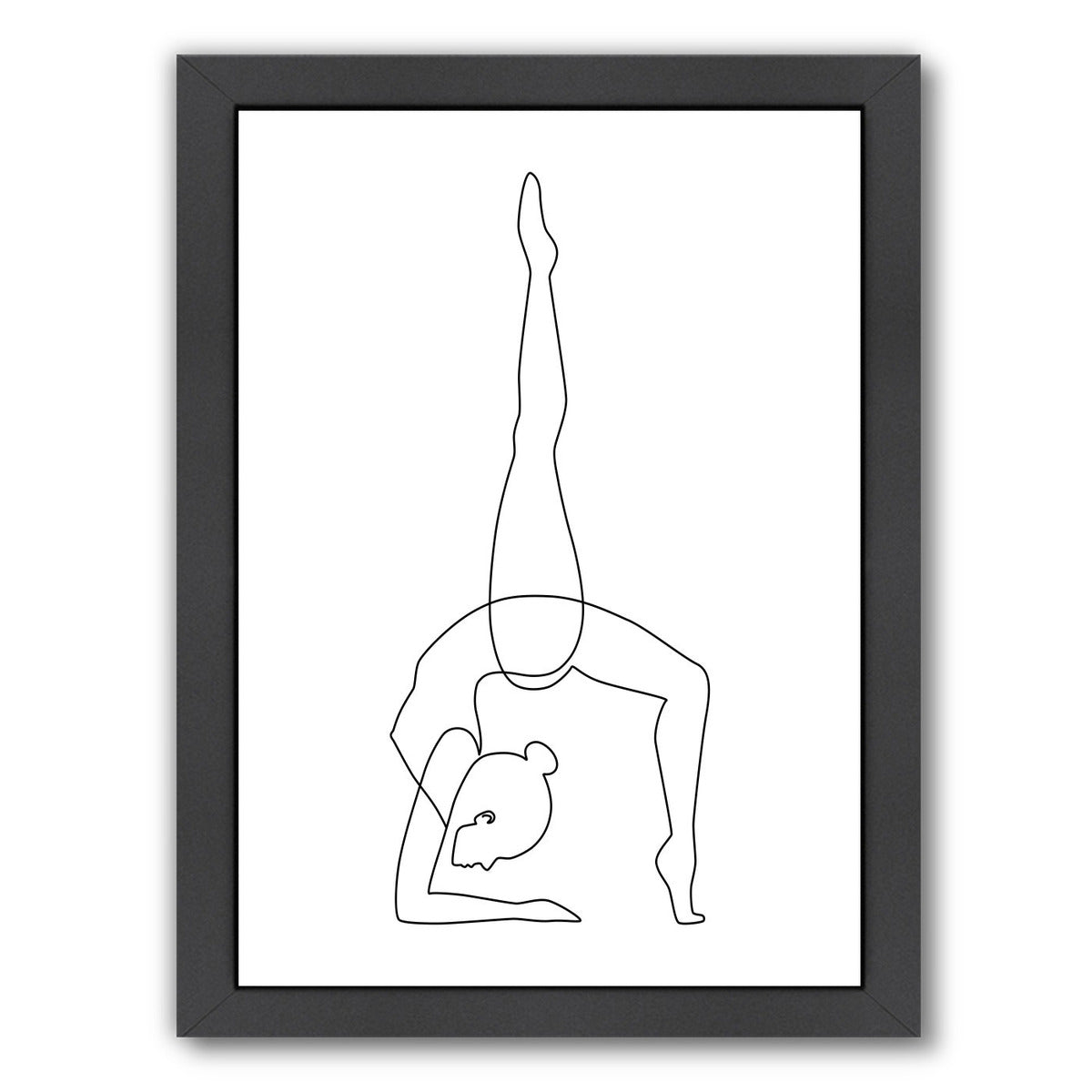 Inhale  Exhale by Explicit Design Framed Print - Americanflat