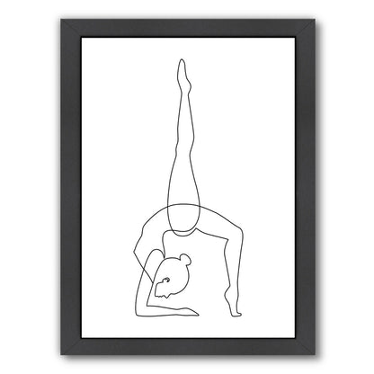 Inhale  Exhale by Explicit Design Framed Print - Americanflat