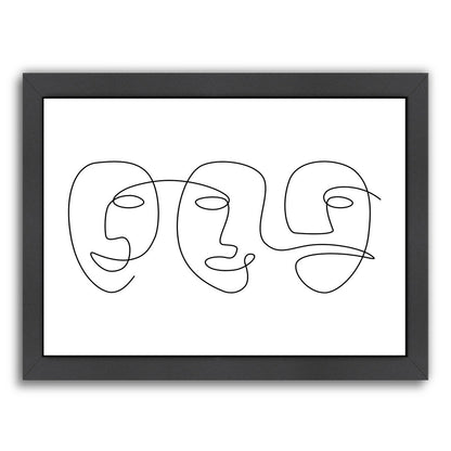 Line Carnival by Explicit Design Framed Print - Americanflat