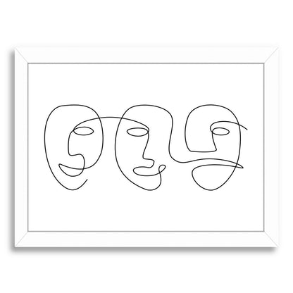 Line Carnival by Explicit Design Framed Print - Americanflat