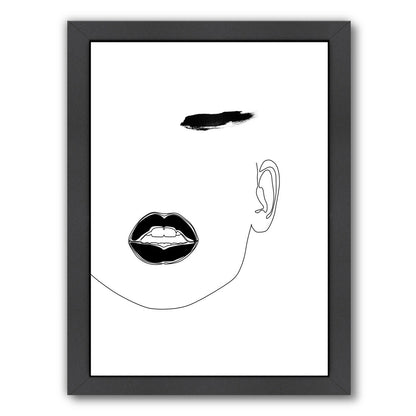Lip & Brow by Explicit Design Framed Print - Americanflat