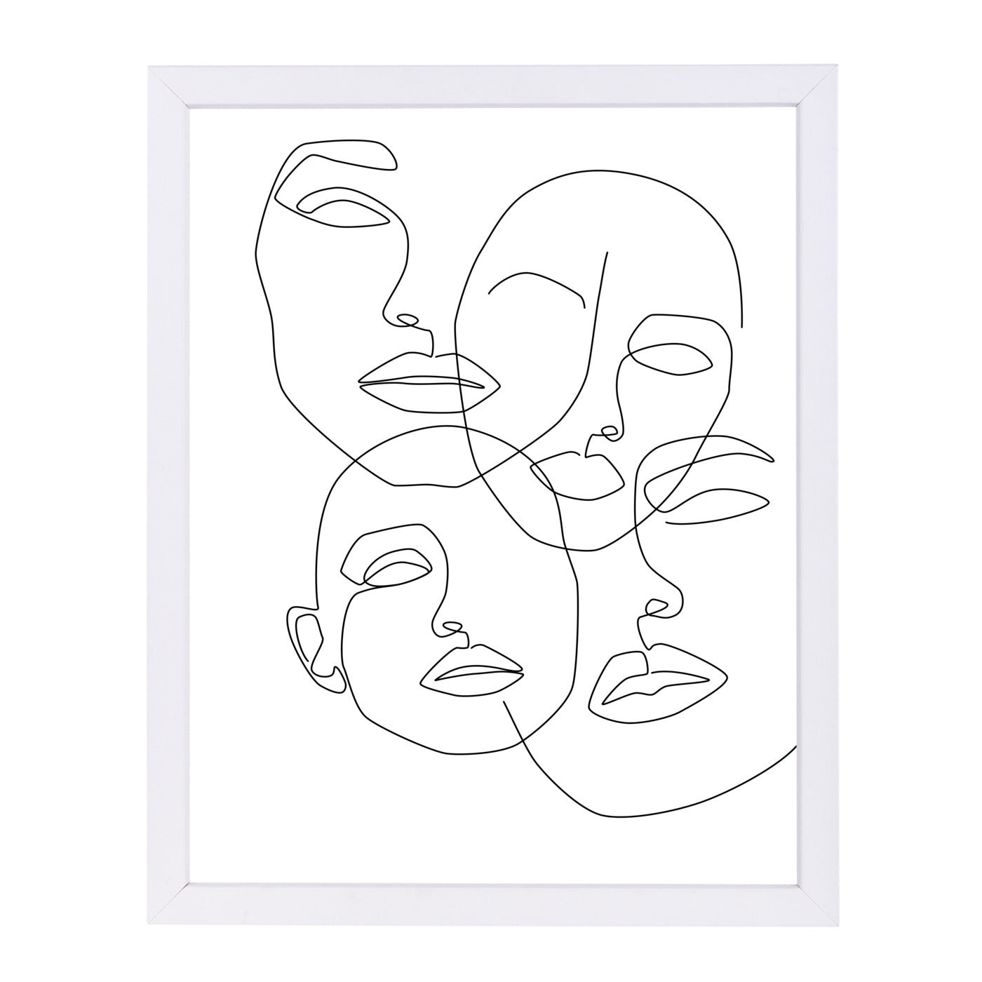 Crowded Girls by Explicit Design Framed Print - Americanflat