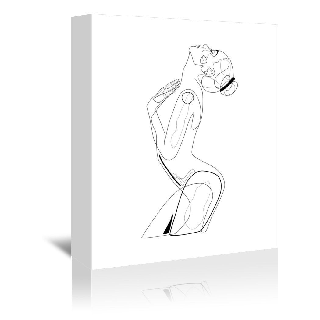 Naked Profile Lines by Explicit Design Wrapped Canvas - Wrapped Canvas - Americanflat