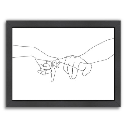 Pinky Swear by Explicit Design Framed Print - Americanflat