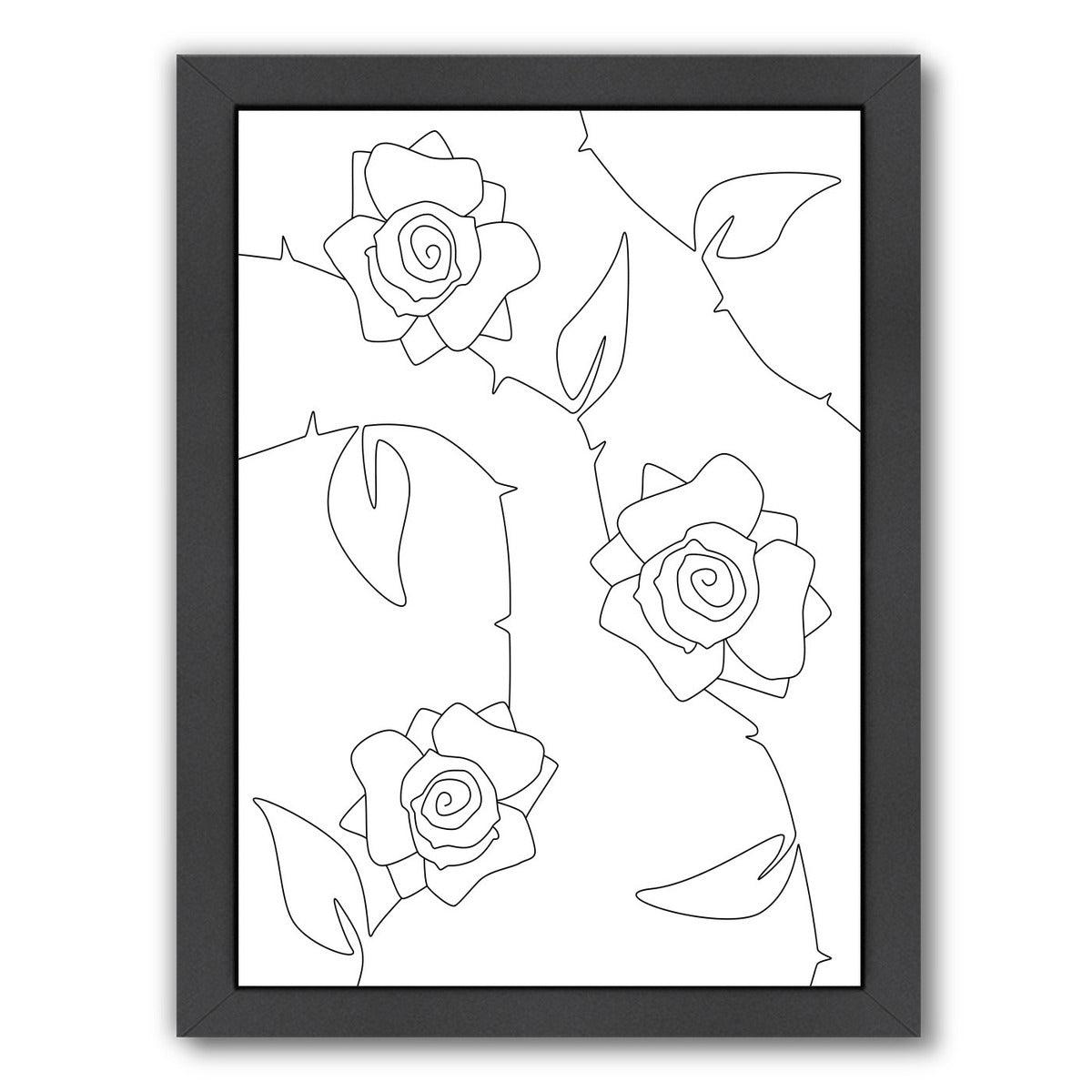 Rose Bush by Explicit Design Framed Print - Americanflat