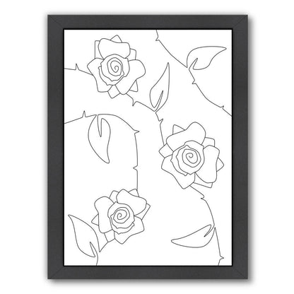 Rose Bush by Explicit Design Framed Print - Americanflat