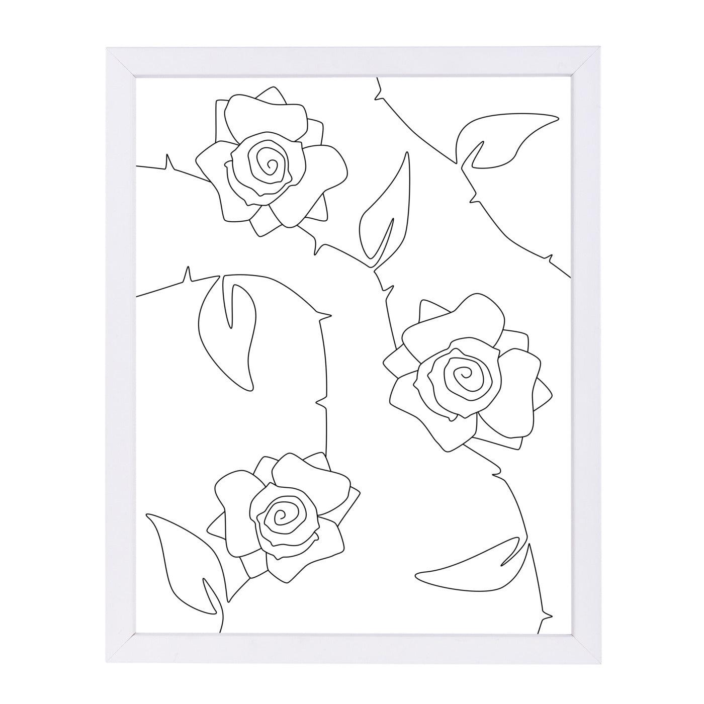 Rose Bush by Explicit Design Framed Print - Americanflat