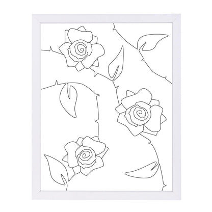 Rose Bush by Explicit Design Framed Print - Americanflat