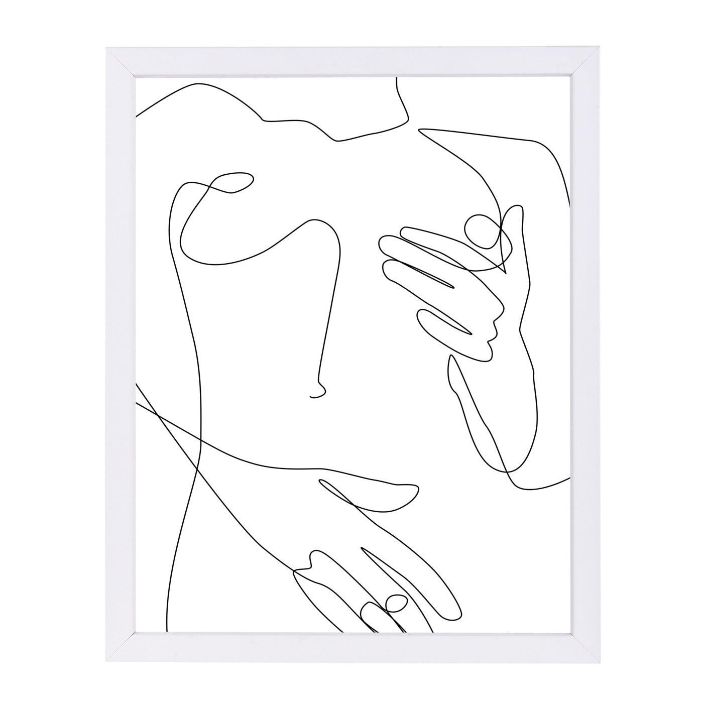 Sensual Erotic by Explicit Design Framed Print - Americanflat