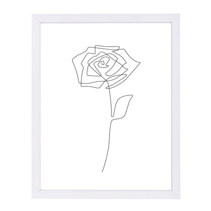 Single Rose by Explicit Design Framed Print - Americanflat