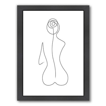 Sitting Beauty by Explicit Design Framed Print - Americanflat