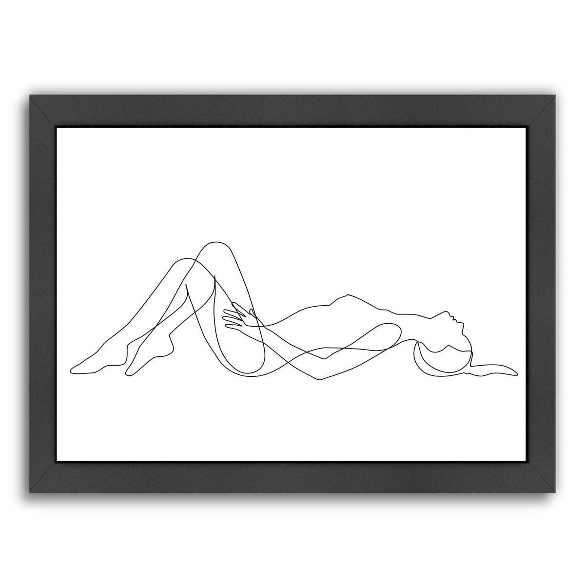 Sleeping Nudity by Explicit Design Framed Print - Americanflat
