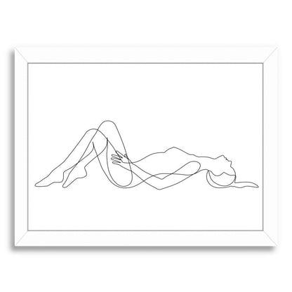 Sleeping Nudity by Explicit Design Framed Print - Americanflat