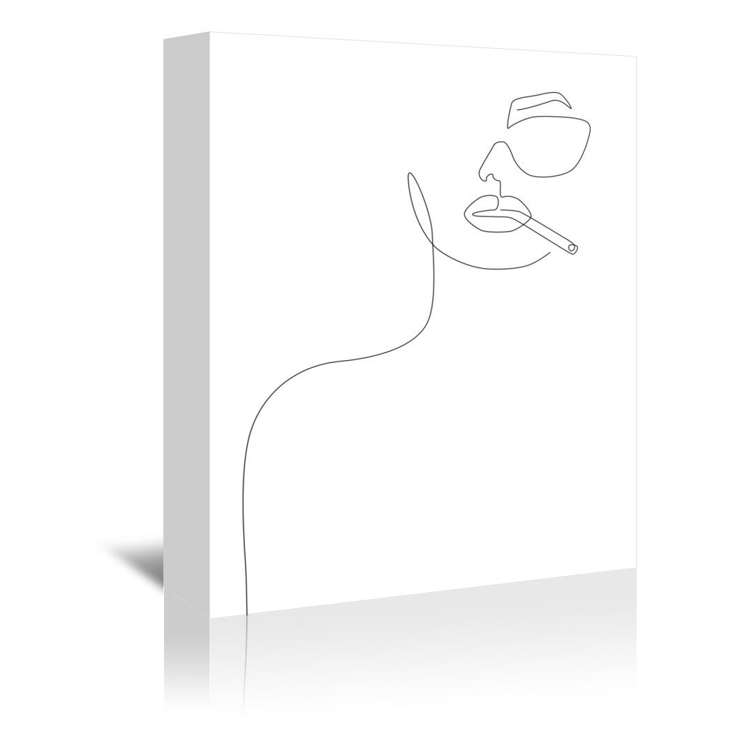 Sunny Smoke by Explicit Design Wrapped Canvas - Wrapped Canvas - Americanflat