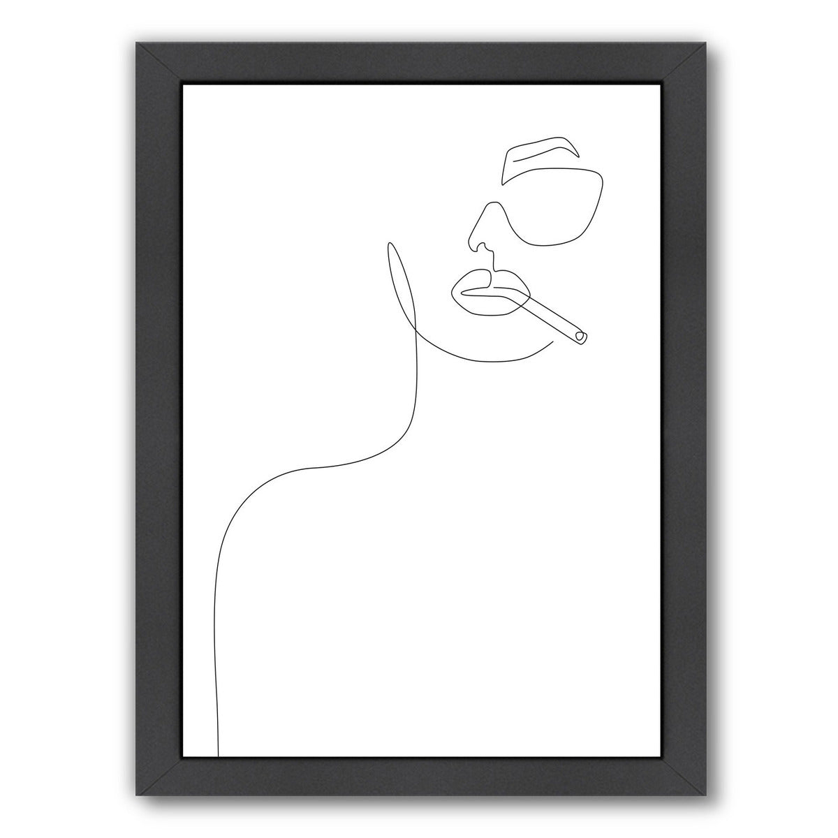 Sunny Smoke by Explicit Design Framed Print - Americanflat