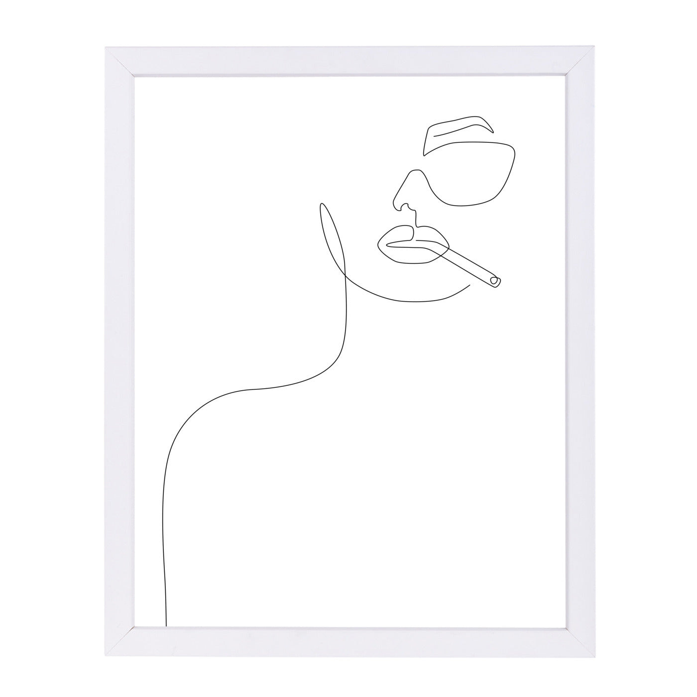 Sunny Smoke by Explicit Design Framed Print - Americanflat
