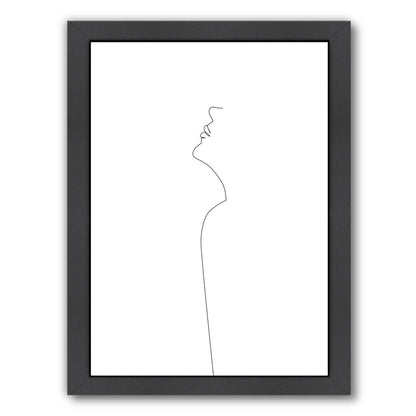 Thin Girl by Explicit Design Framed Print - Americanflat