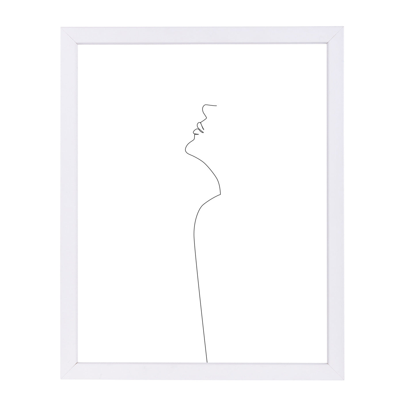 Thin Girl by Explicit Design Framed Print - Americanflat