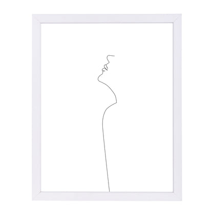 Thin Girl by Explicit Design Framed Print - Americanflat