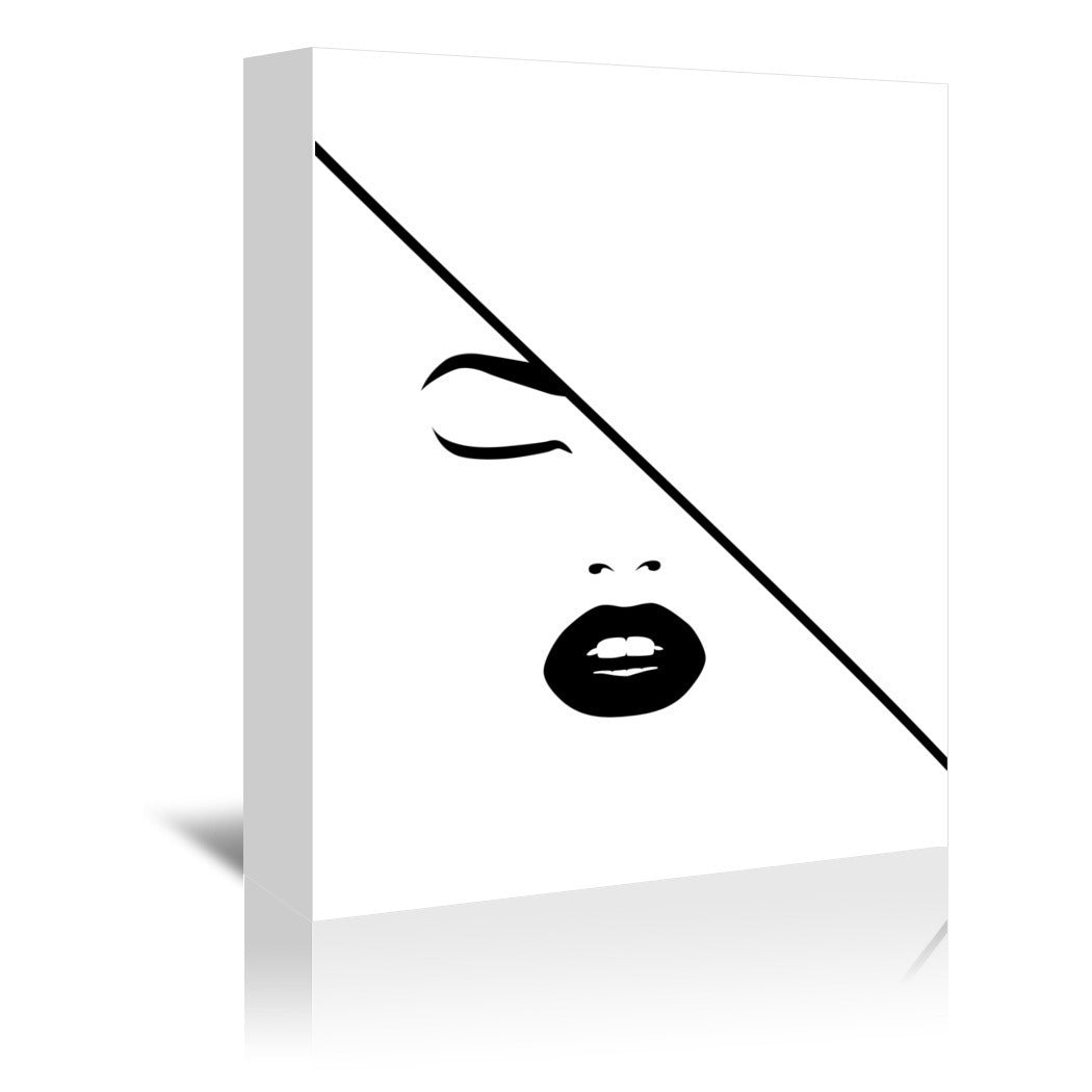 Under The Line by Explicit Design Wrapped Canvas - Wrapped Canvas - Americanflat