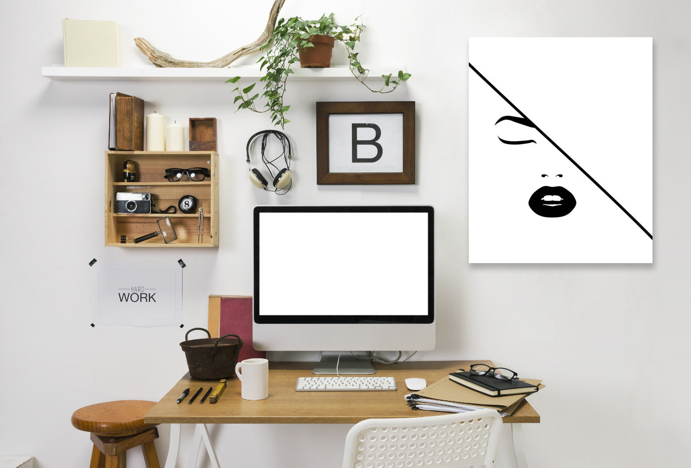 Under The Line by Explicit Design Wrapped Canvas - Wrapped Canvas - Americanflat