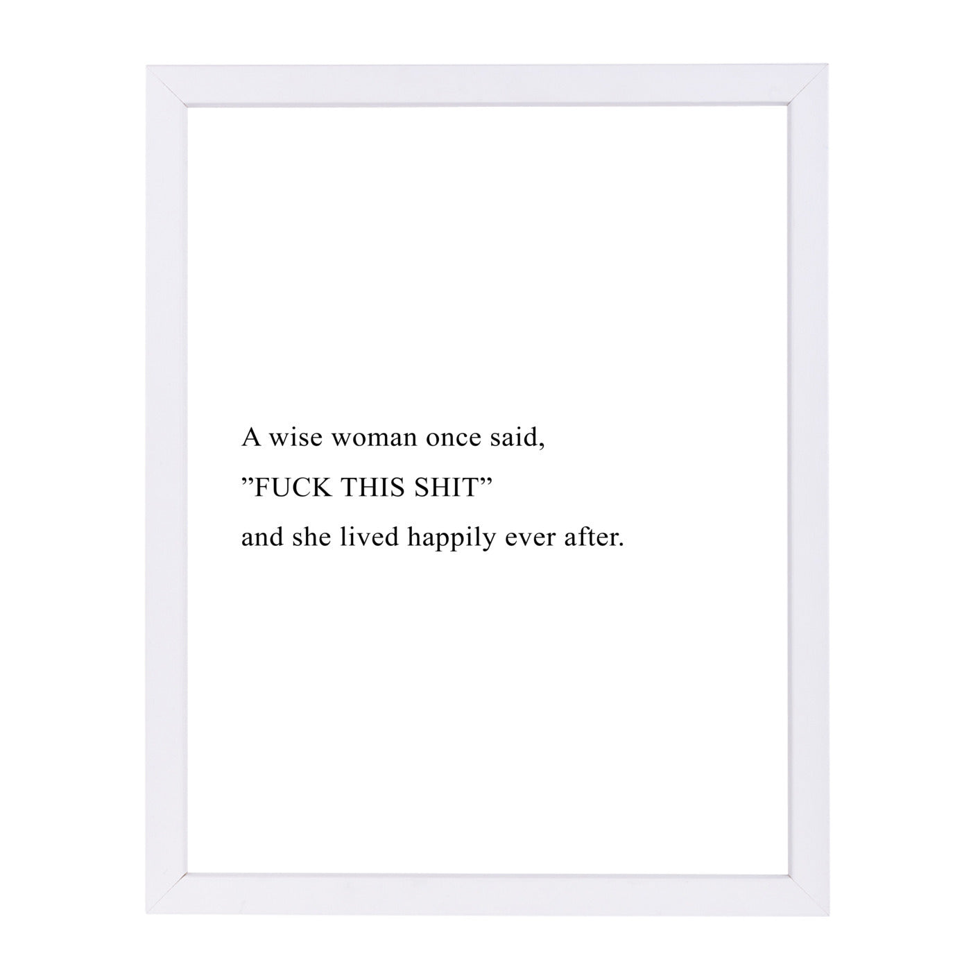 Wise Woman by Explicit Design Framed Print - Americanflat
