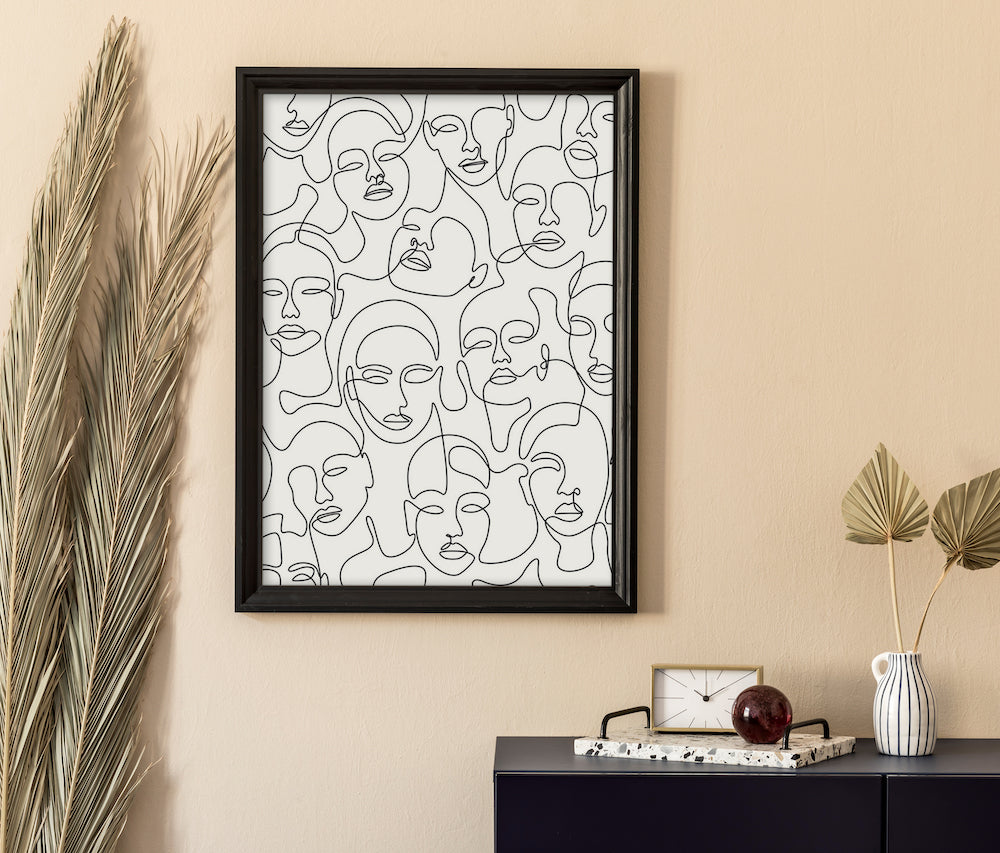 Crowded Girls by Explicit Design Framed Print - Wall Art - Americanflat