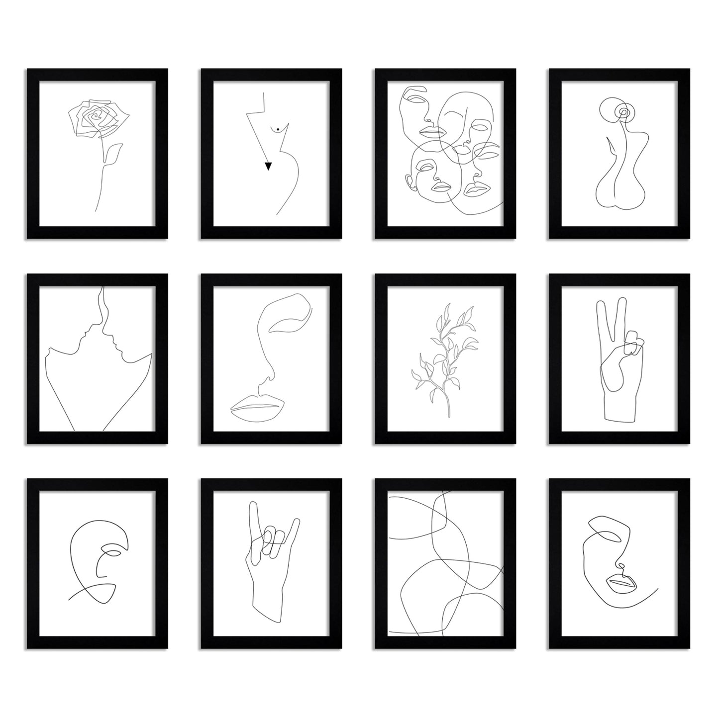 Line Art by Explicit Design -  Framed Art Set - Americanflat