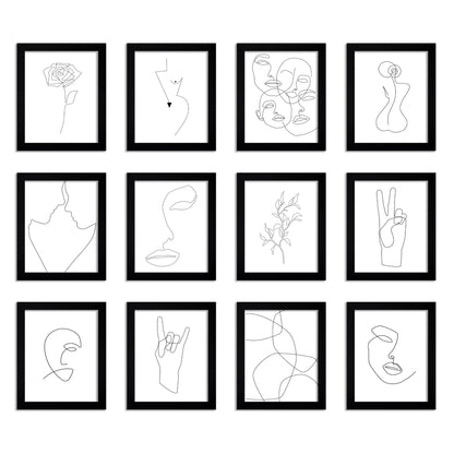Line Art by Explicit Design -  Framed Art Set - Americanflat
